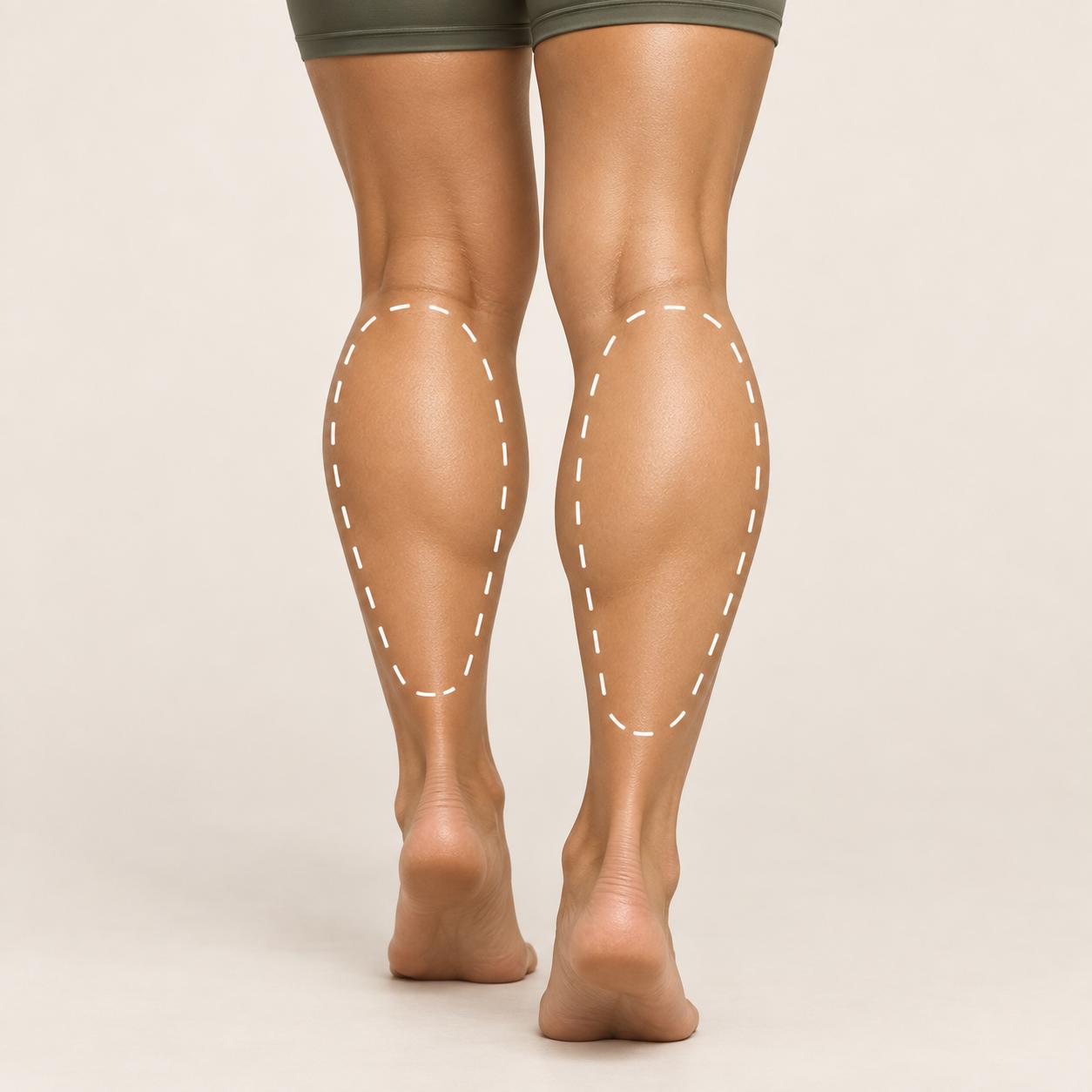 EMShape calves treatment area